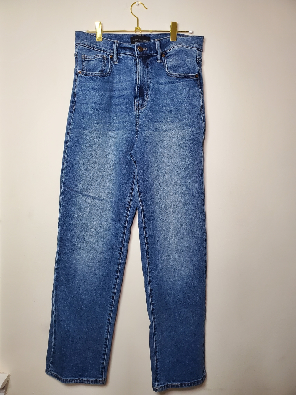 Kendall & Kylie Light Blue Straight Jeans